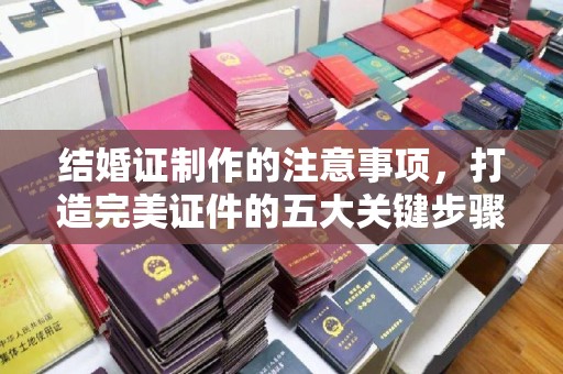 吴川结婚证制作的注意事项，打造完美证件的五大关键步骤